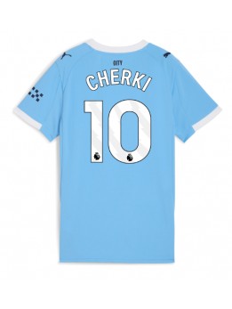 Zenske Futbalové oblečenie Manchester City Rayan Cherki #10 2025-26 Krátky Rukáv - Domáci